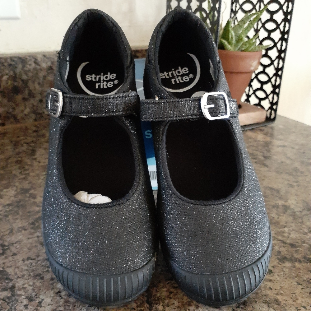 Stride Rite Reagan Black 13.5 Shoes
